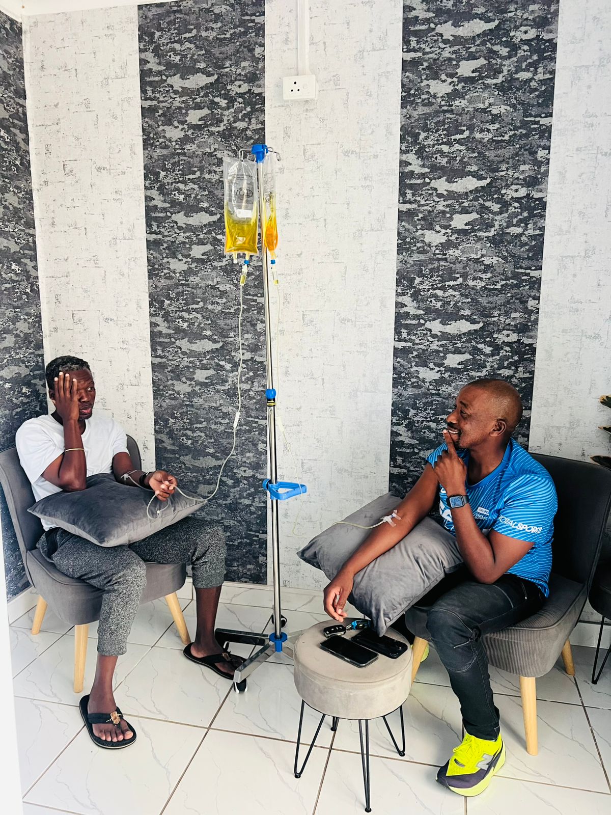Vitamin IV drip treatment